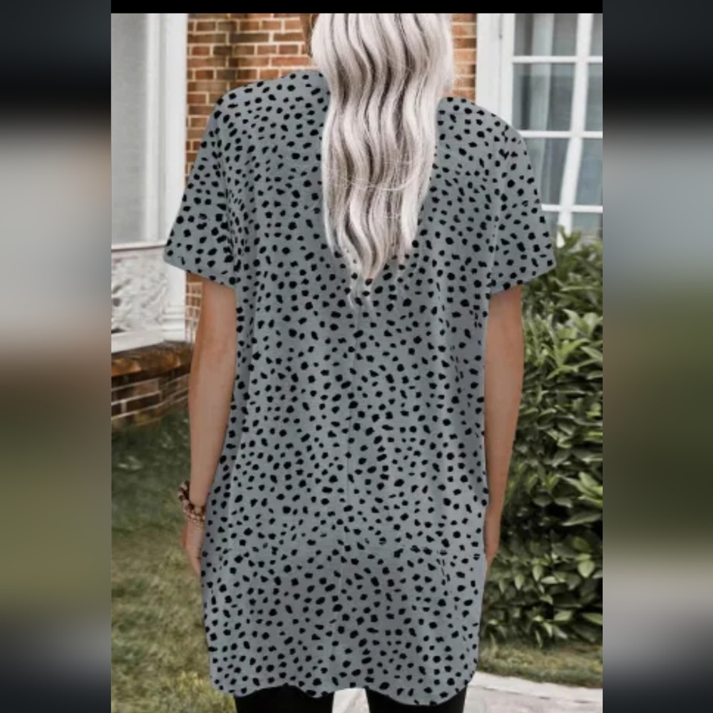 ♥️New gray leopard print tunic - Picture 9 of 12